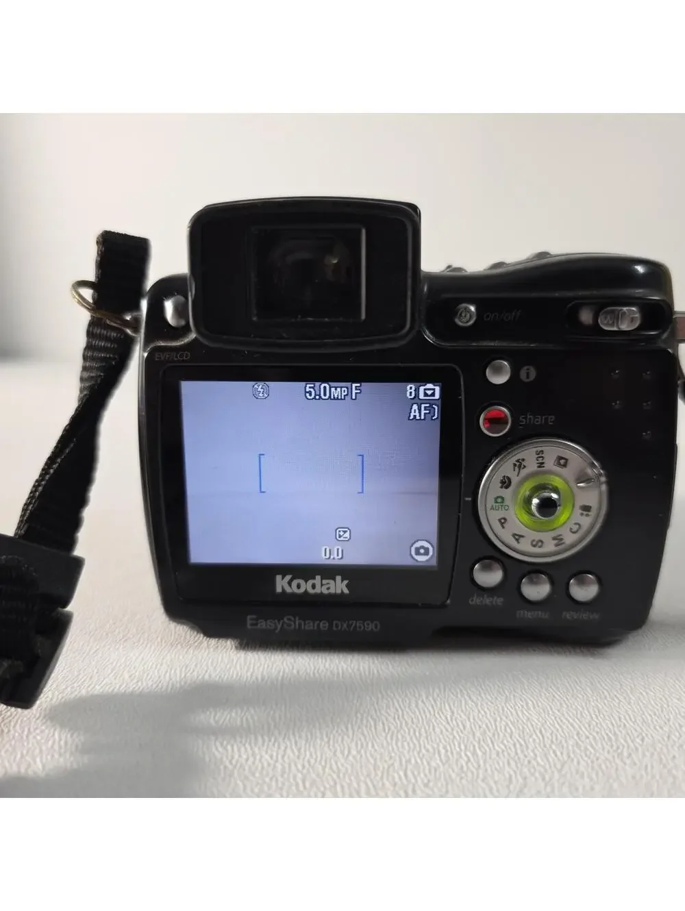 Kodak EasyShare DX7590 Camera 5MP Digital 10X Zoom Broken Flash